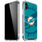 NFL Miami Dolphins Double Vision iPhone X/XS Clear Case
