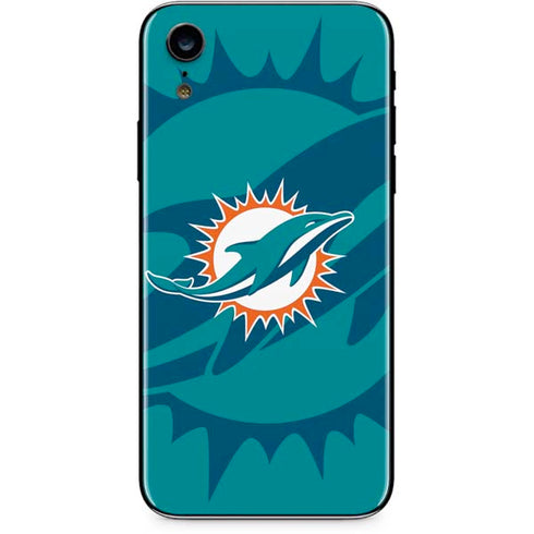 NFL Miami Dolphins Double Vision iPhone XR Skin