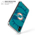 NFL Miami Dolphins Double Vision iPhone XS Max Clear Case