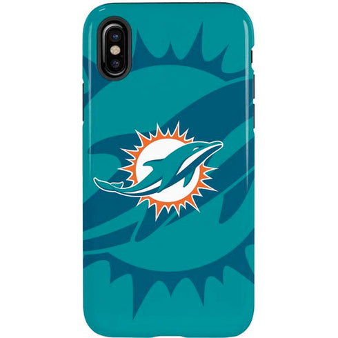 NFL Miami Dolphins Double Vision iPhone XS Pro Case