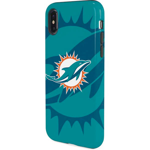 NFL Miami Dolphins Double Vision iPhone XS Pro Case