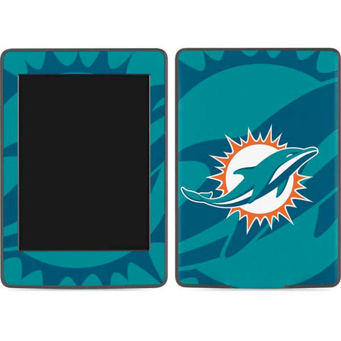 NFL Miami Dolphins Double Vision Amazon Kindle Skin