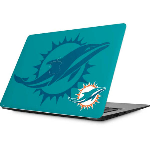 NFL Miami Dolphins Double Vision Apple MacBook Skin