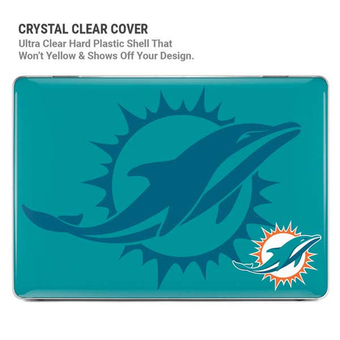 NFL Miami Dolphins Double Vision MacBook Air 13in M1 (2021) Case plus Skin