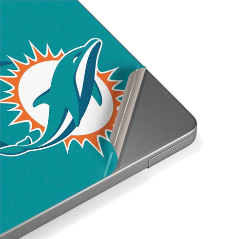 NFL Miami Dolphins Double Vision MacBook Pro 14in (2021-24) Skin