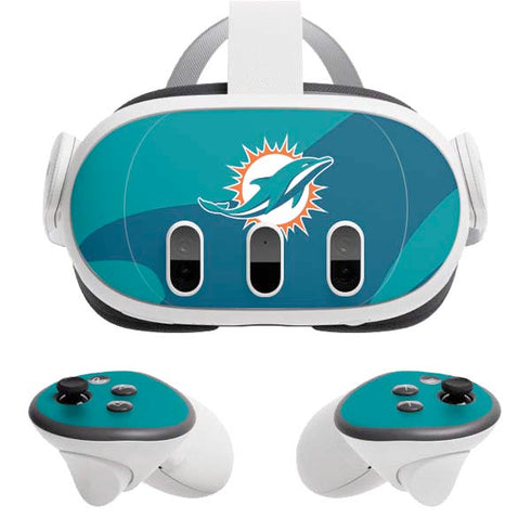 NFL Miami Dolphins Double Vision Meta Quest 3 Skin