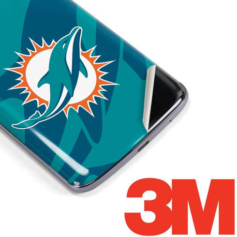 NFL Miami Dolphins Double Vision Moto E5 Plus Skin