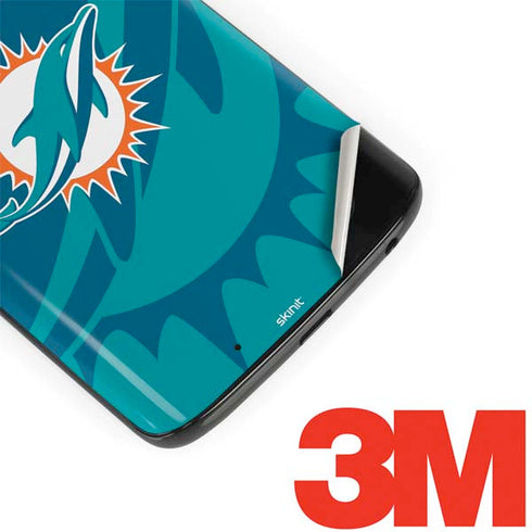 NFL Miami Dolphins Double Vision Moto G6 Skin