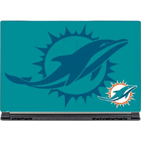 NFL Miami Dolphins Double Vision MSI GS65 Stealth Laptop Skin