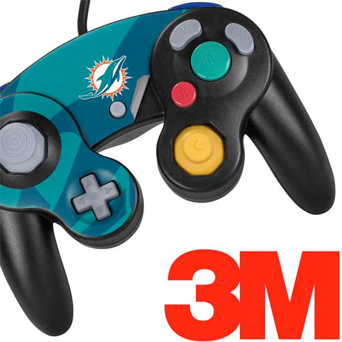 NFL Miami Dolphins Double Vision Nintendo GameCube Controller Skin