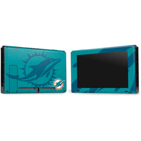 NFL Miami Dolphins Double Vision Nintendo Switch Bundle Skin