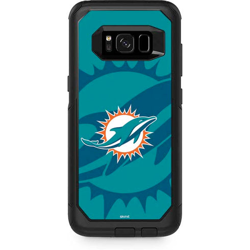 NFL Miami Dolphins Double Vision Otterbox Commuter Galaxy Skin