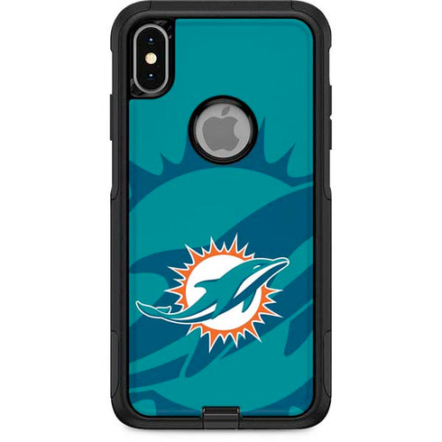 NFL Miami Dolphins Double Vision Otterbox Commuter iPhone Skin