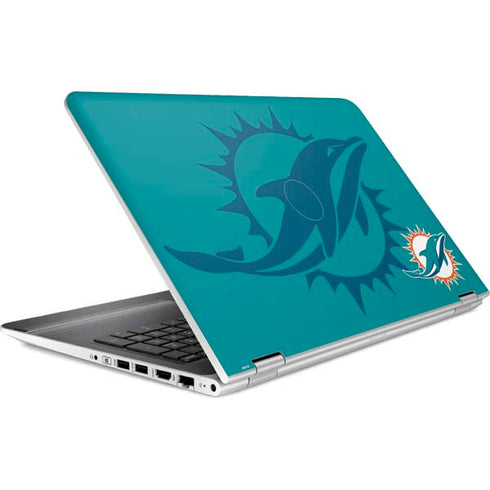 NFL Miami Dolphins Double Vision HP Pavilion Skin