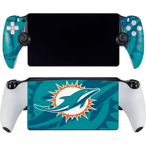 NFL Miami Dolphins Double Vision PlayStation Portal Remote Player Skin