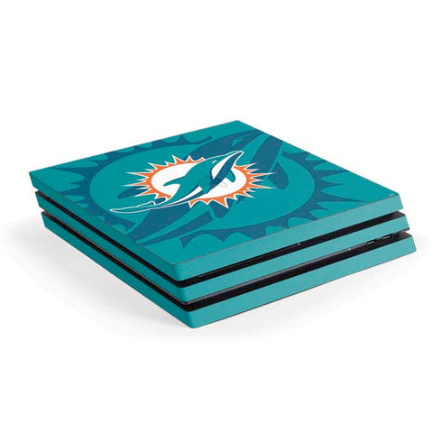 NFL Miami Dolphins Double Vision PS4 Pro Console Skin