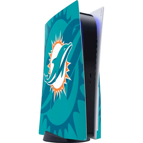 NFL Miami Dolphins Double Vision PS5 Console Skin