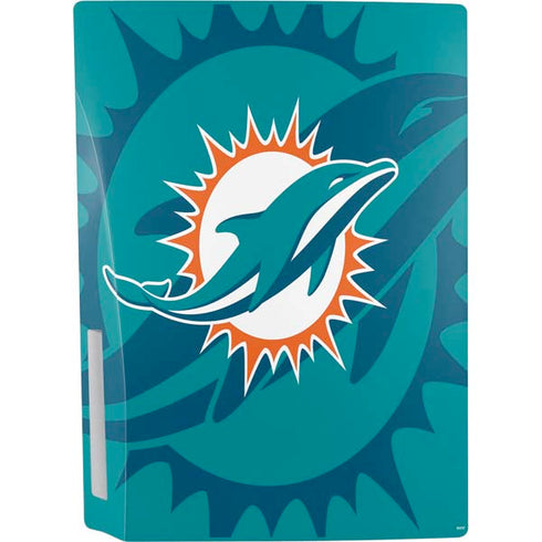 NFL Miami Dolphins Double Vision PS5 Console Skin