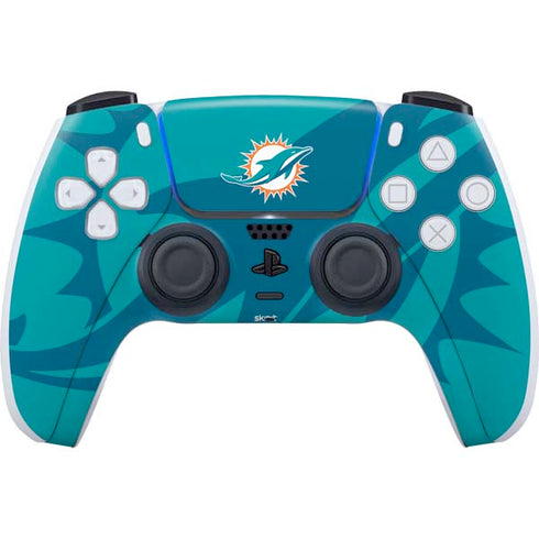 NFL Miami Dolphins Double Vision PS5 Controller Skin