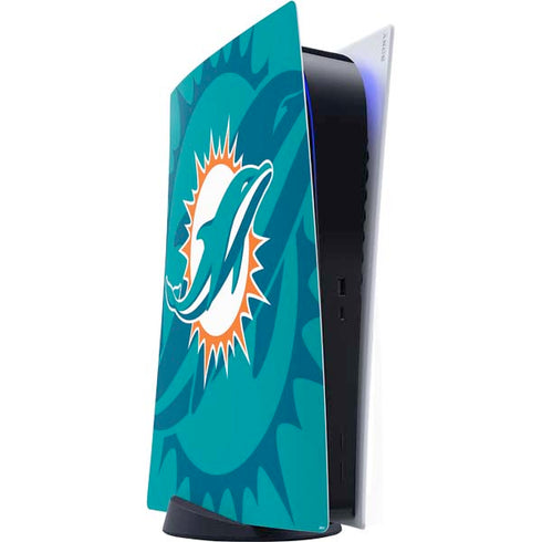 NFL Miami Dolphins Double Vision PS5 Digital Edition Console Skin