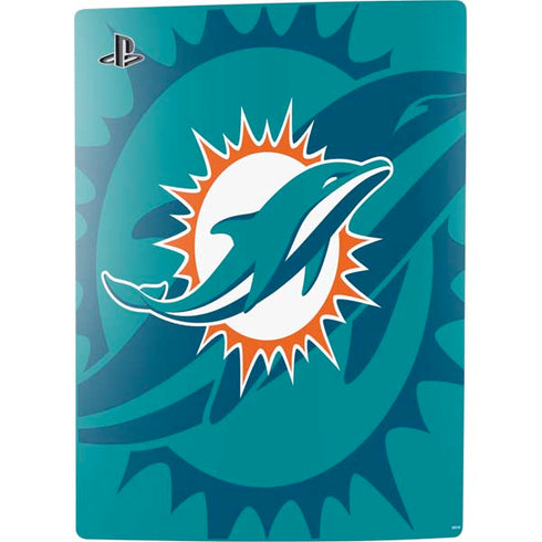 NFL Miami Dolphins Double Vision PS5 Digital Edition Console Skin