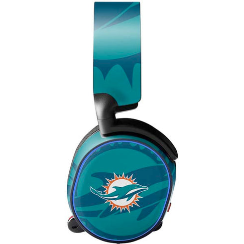 NFL Miami Dolphins Double Vision SteelSeries Arctis 5 Skin