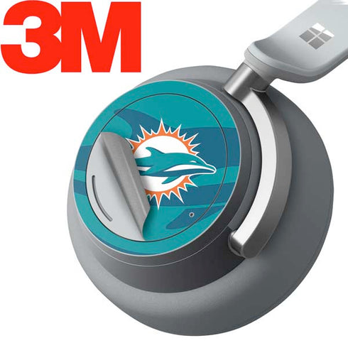 NFL Miami Dolphins Double Vision Surface Headphones Skin