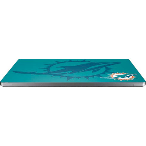 NFL Miami Dolphins Double Vision Universal Laptop 12in (9.8 x 6.8in) Skin