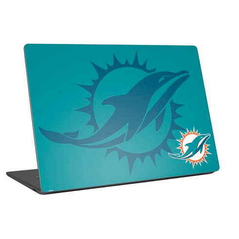 NFL Miami Dolphins Double Vision Universal Laptop 14in (11.4 x 8.2in) Skin