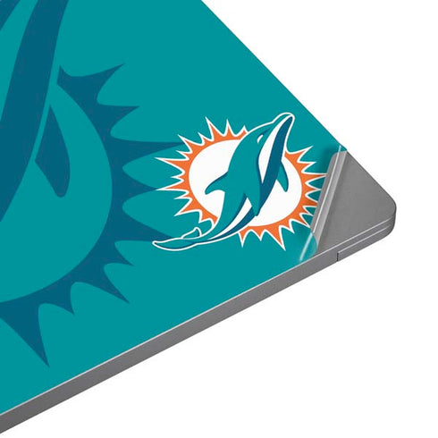 NFL Miami Dolphins Double Vision Universal Laptop 14in (11.4 x 8.2in) Skin