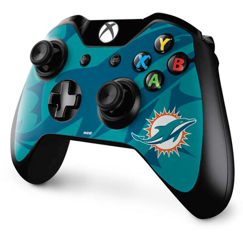 NFL Miami Dolphins Double Vision Xbox One Controller Skin