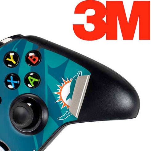 NFL Miami Dolphins Double Vision Xbox One Controller Skin