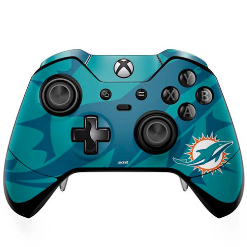 NFL Miami Dolphins Double Vision Xbox One Elite Controller Skin