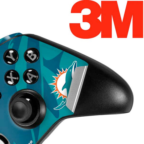 NFL Miami Dolphins Double Vision Xbox One Elite Controller Skin