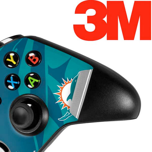 NFL Miami Dolphins Double Vision Xbox One X Controller Skin