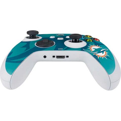 NFL Miami Dolphins Double Vision Xbox Series S Controller Skin