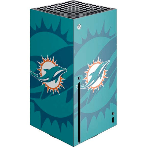 NFL Miami Dolphins Double Vision Xbox Series X Console Skin