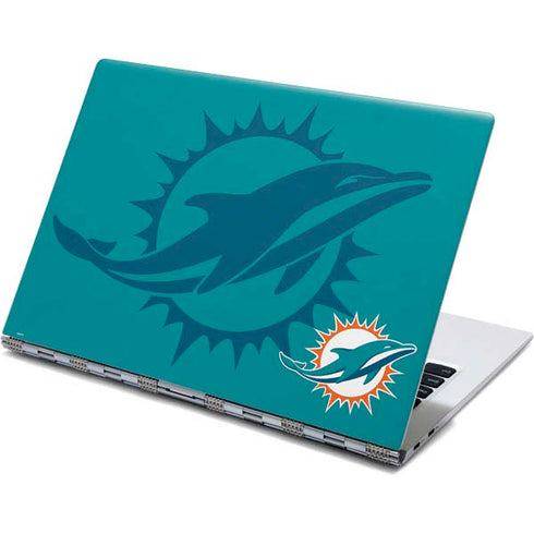 NFL Miami Dolphins Double Vision Yoga 910 2-in-1 14in Touch-Screen Skin
