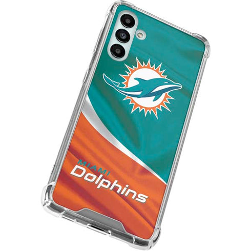NFL Miami Dolphins Galaxy A13 5G Clear Case