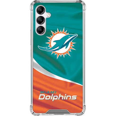 NFL Miami Dolphins Galaxy A14 5G Clear Case