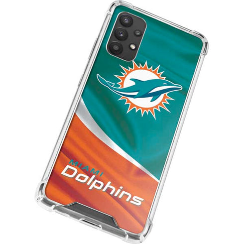 NFL Miami Dolphins Galaxy A32 5G Clear Case
