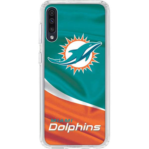 NFL Miami Dolphins Galaxy A50 Clear Case