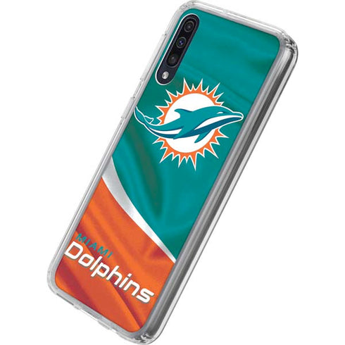 NFL Miami Dolphins Galaxy A50 Clear Case