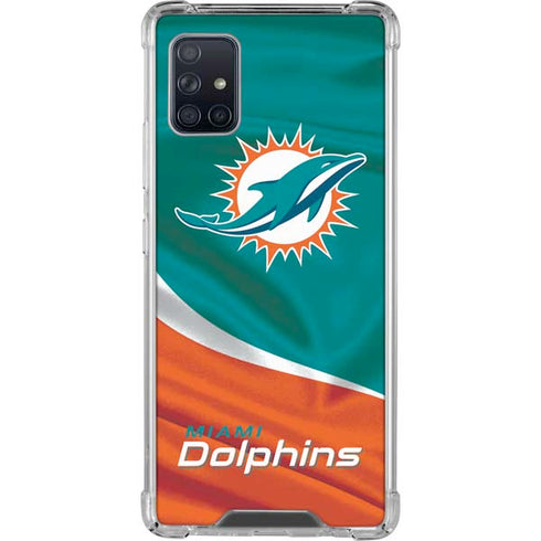 NFL Miami Dolphins Galaxy A51 5G Clear Case
