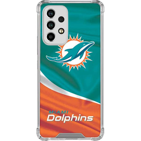 NFL Miami Dolphins Galaxy A53 5G Clear Case
