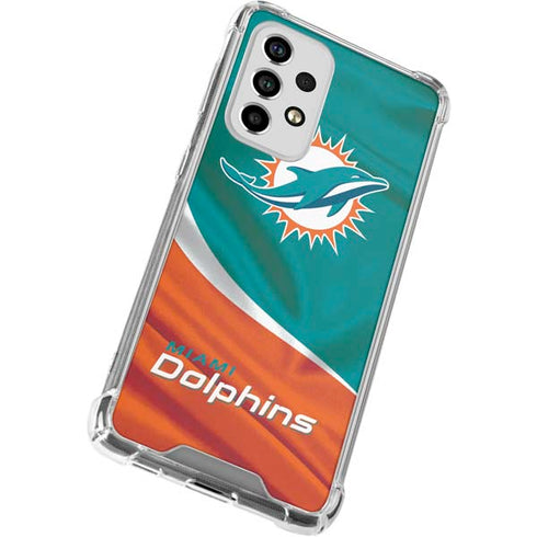 NFL Miami Dolphins Galaxy A53 5G Clear Case