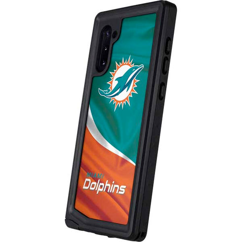 NFL Miami Dolphins Galaxy Note 10 Waterproof Case