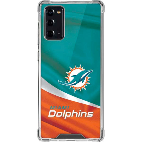NFL Miami Dolphins Galaxy Note20 5G Clear Case