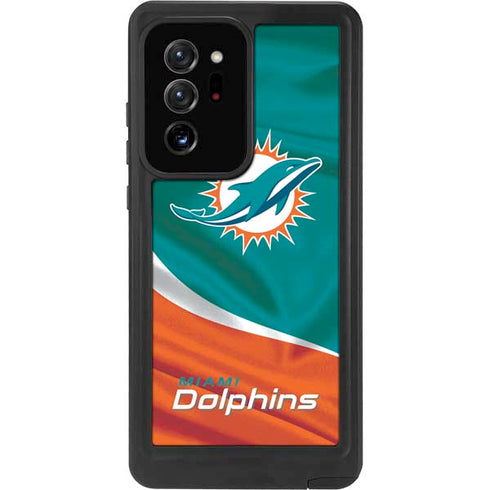 NFL Miami Dolphins Galaxy Note20 Ultra 5G Waterproof Case