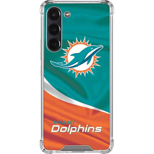 NFL Miami Dolphins Galaxy S23 Plus Clear Case